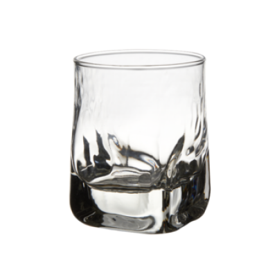 High Quality Irregular Crystal Shot pentagon whisky drinking Glass With Logo Design