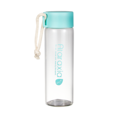 wholesale promotional custom logo unique unbreakable glass water bottle 