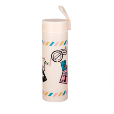 wholesale promotional tritan cute custom cute logo water bottle with lid 