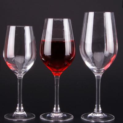 Wholesale wedding restaurant  clear glass wine goblet long stem wine water glass cup