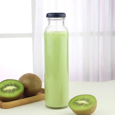 eco borosilicate crystal drinking glass water bottle with sleeve and stainless steel lid for juice tea beverages 