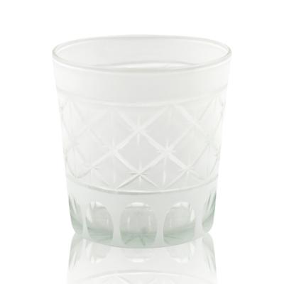 European vintage series carved glass water glass spirits foreign glass whisky cup 
