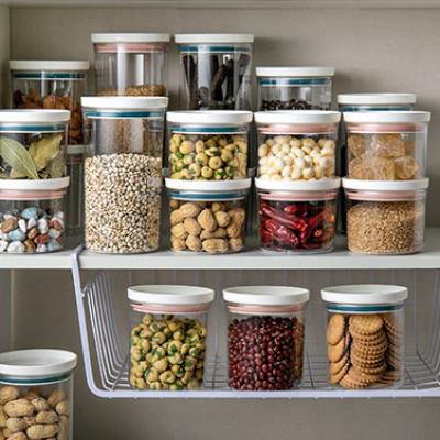 large country style kitchen glass mason container storage jars with lids 