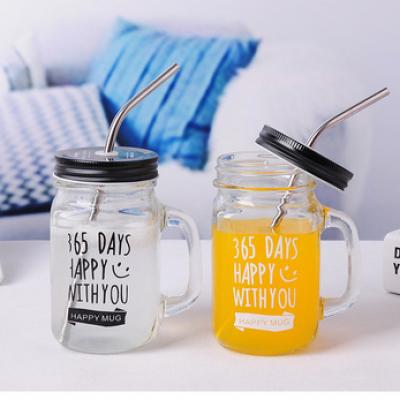 16 oz color Inventory acrylic drinking glass custom embossed juice glass mason jars 