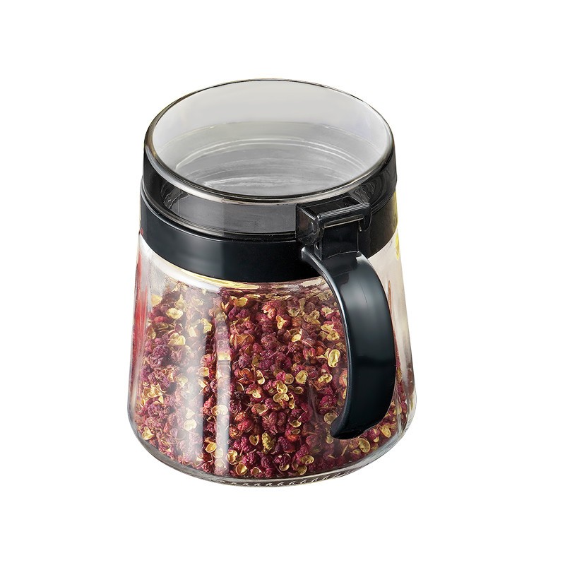 200ml kitchen fancy glass seasoning spice jar pot set