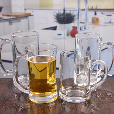 Heavy-duty 24 ounce beer glass mug wholesale 