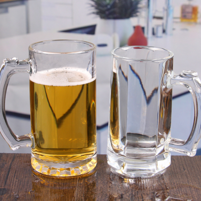 235ml clear round thick bottom tea beer glass mug 