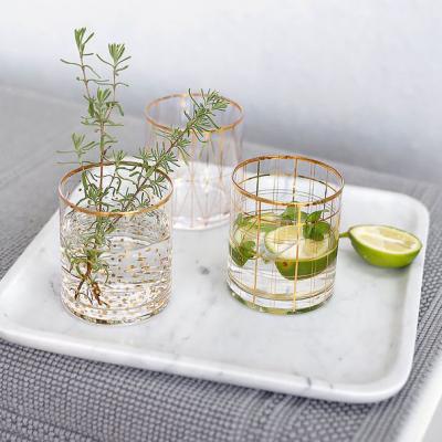 Borosilicate drinking crystal double wall glass water juice coffee cups 